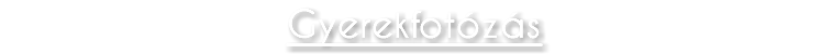 Gyerekfotózás