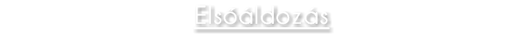 Elsőáldozás